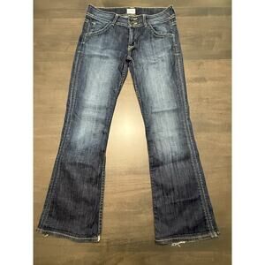 Liverpool Los Angeles Women's Jeans Flared Leg Size 28 (30/28) Dark Wash Flared